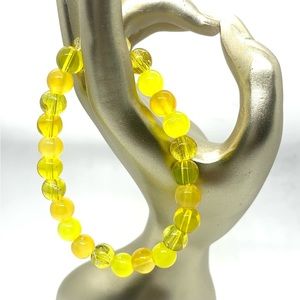 [Sun Shine] Pretty Stretchy Glass Beaded Bracelet